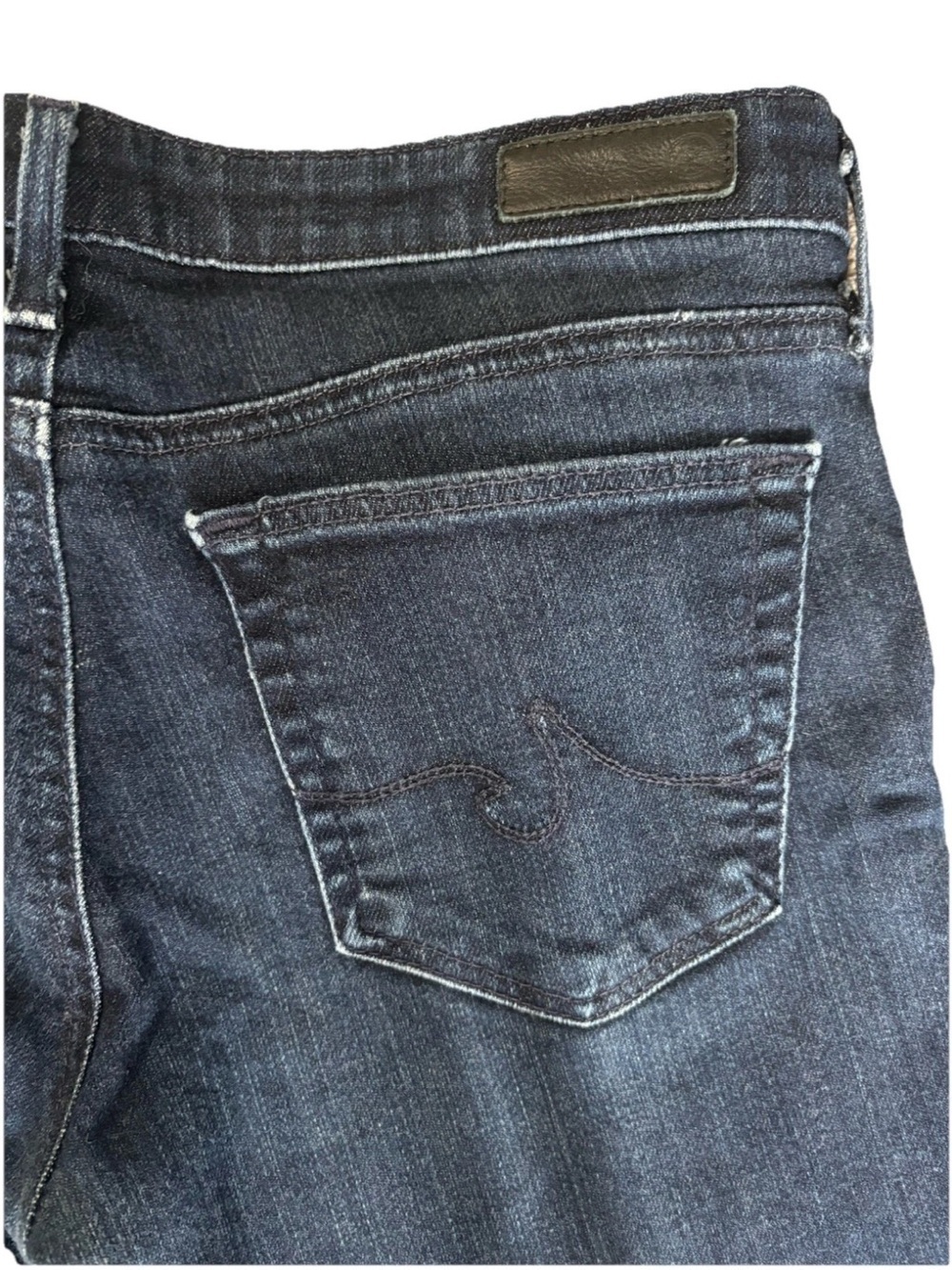 AG Denim Adriano Goldschmeid Size 26 “The Stevie Cuff” Cropped Jeans Like New - Picture 7 of 7
